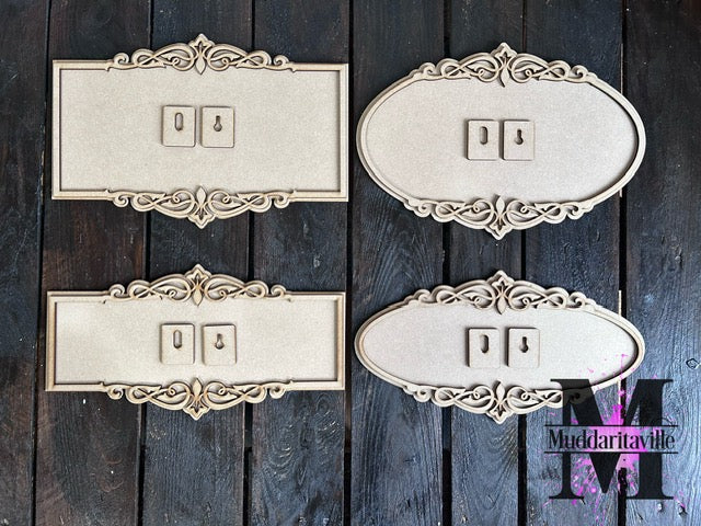 W0030 Ornate Frame Sets - 2 Styles - 2 size options of each