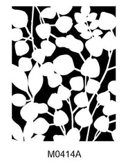 M0414 Reverse Stencil Patterns - botanical - 3 options