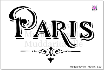 M0016 Paris Stencil