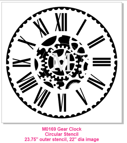 M0169 GEAR CLOCK