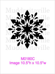 M0180 Snowflake -4 designs to choose from