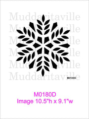 M0180 Snowflake -4 designs to choose from