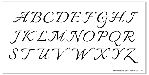 M0040 Script Font
