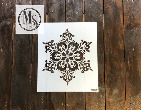 M0239 Snowflake Mandala 2