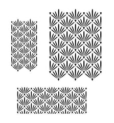 M0413 Art Deco pattern - 3 options
