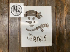 S0667 Frosty Family Stencils