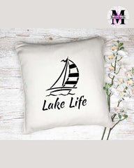 D0040 Lake Life Reusable Stencil Digital Download File - 2 designs