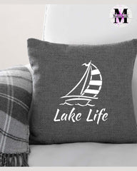 D0040 Lake Life Reusable Stencil Digital Download File - 2 designs