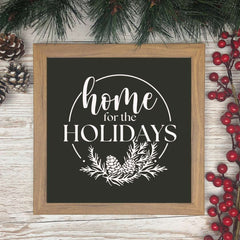 S0903 PIne Cone Seasonal Designs - 4 different sayings 7" IMAGE options