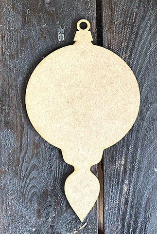 W0020 MDF ornament with hang hole