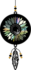 SUN001 Suncatcher kit - Sunflower with Bee