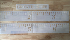 M0139 4 part Growth Ruler Stencil