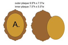 W0027 2pcMDF  Plaque Sets