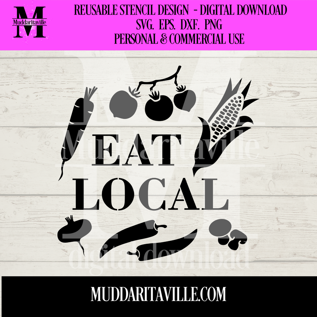 D0028 Eat Local 2 ... Digital Download