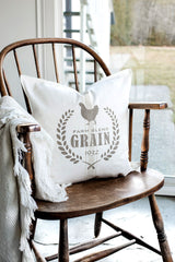 Create authentic looking reproduction grain sack designs with our Grain Sack Logo collection and Grain Sack Stripe stencils! Funky Junk's Old Sign Stencils