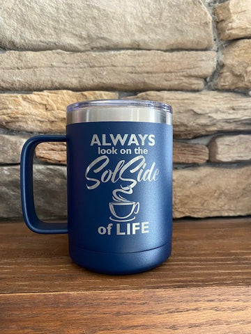 Special Solside 15 ounce Laser Engraved Polar Camel Mug with handle