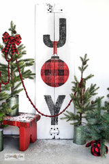 Joy - Large by Funky Junk's Old Sign Stencils is a larger scaled festive Christmas sign stencil bursting with creative mix & match options! Joy is offered in horizontal and vertical formats, with optional accessories that replace the O in Joy! Accessories include a Large Ornament, Large Snowflake, and Large Ornament Accessories.