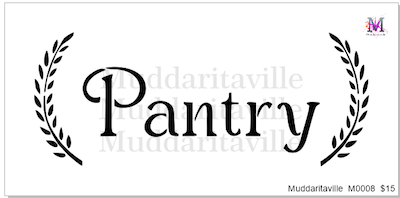 M0008 Pantry Stencil