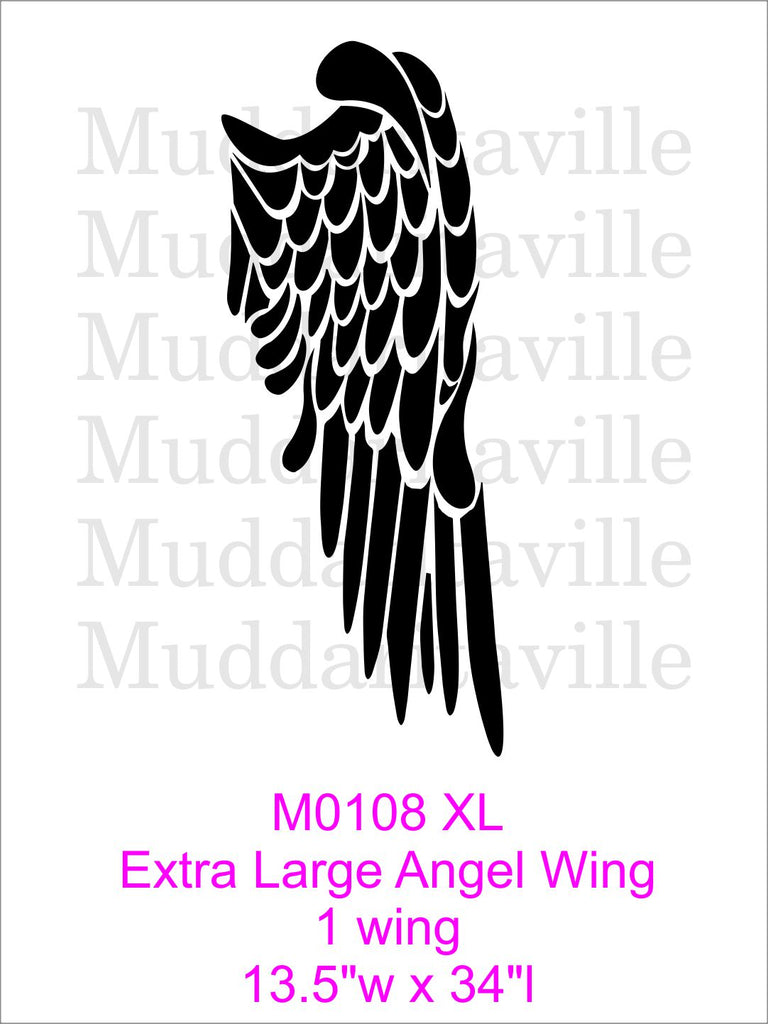 M0108XL Extra Large Angel Wing *REVISED SEPT 2017