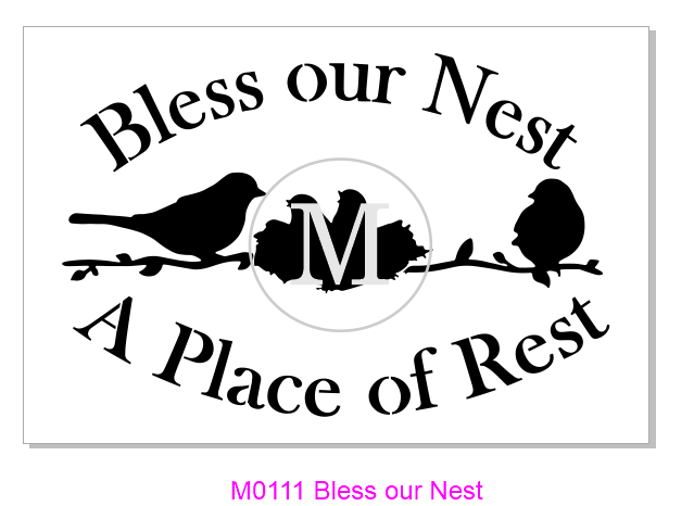 M0111 Bless our Nest