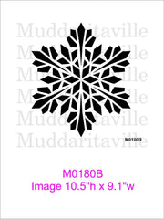M0180 Snowflake -4 designs to choose from