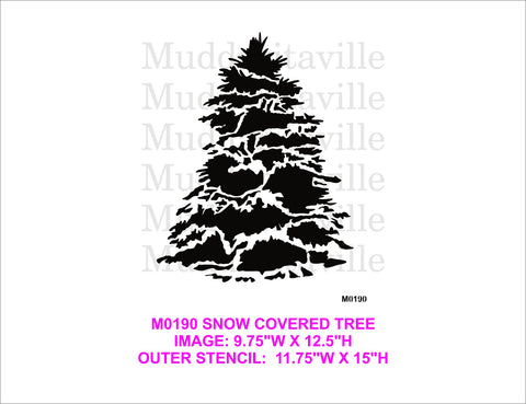 M0190 Snow Covered Tree