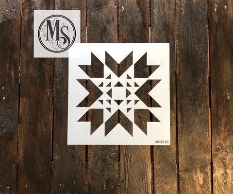 M0251 Quilt Stencil - available in 3 sizes