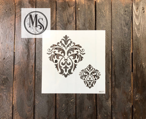 M0271 Double Damask design