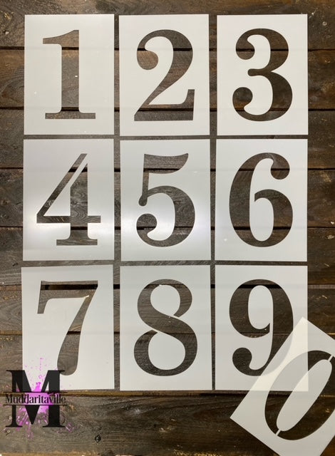 M0374 6" set of numbers