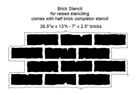 M0385 Brick Stencil