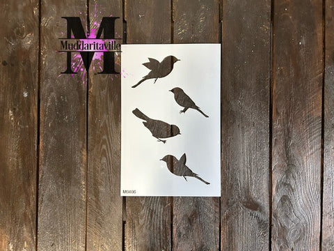 M0406 Bird Accent stencil