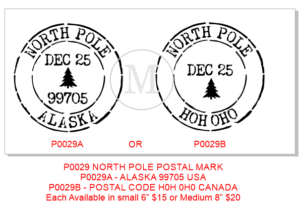 P0029 North Pole Postal Marks