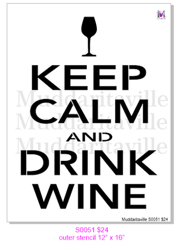S0051 Keep Calm and Drink Wine