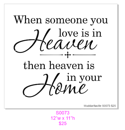 S0073 When someone you love is in heaven