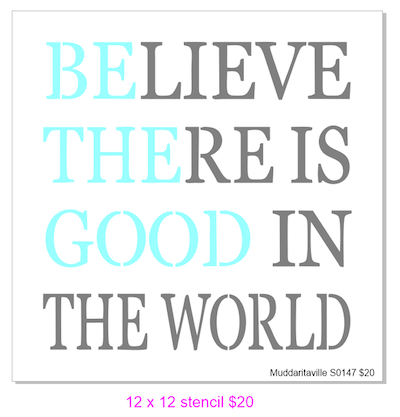 S0147 Believe there is good