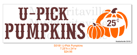 S0181 U-Pick Pumpkins