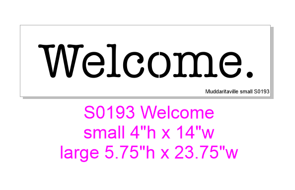 S0193 Welcome