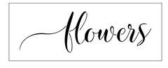 S0250 Flowers & Herbs, 2 piece Script Stencil set