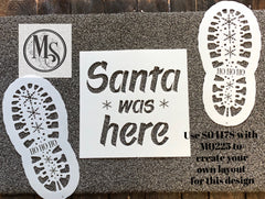 S0417 - Santa was here - 2 versions available