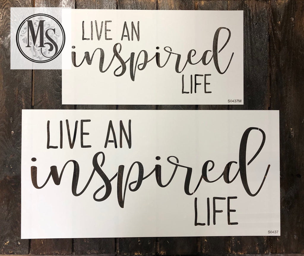 S0437 Live an Inspired Life - 2 sizes