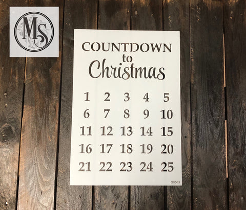 S0563 Countdown to Christmas Advent Calendar