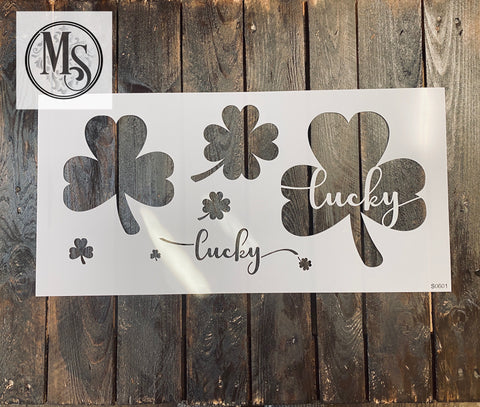 S0601 Lucky Clover Stencil