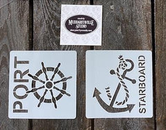 S0618 Coaster Stencil Sets - 2 stencils per set