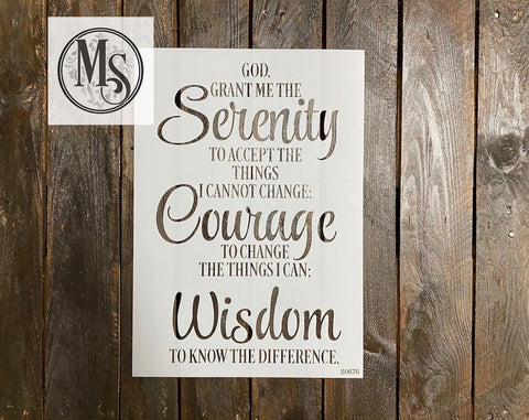 S0676 Serenity Prayer