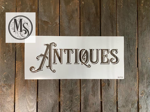 S0732 Antiques - Ornate Font
