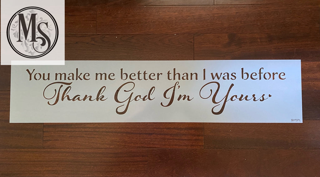 S0737 Thank God I'm Yours - 2 size options