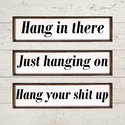 S0814 Coat Hanger sayings