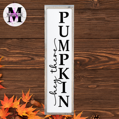 S0864 Fall/Christmas Vertical Porch Sign - 2 sided Options