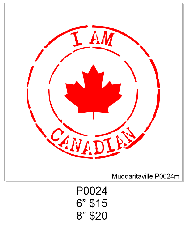 P0024 I am Canadian Postal Mark