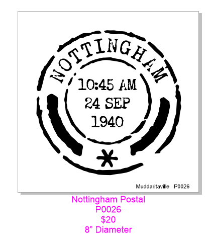 P0026 Nottingham Postal Mark
